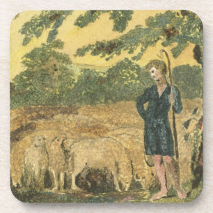 Dessous-de-verre Le berger, des "chansons de l'innocence", 1789