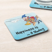 Dessous-de-verre Le bonheur est un tournant (Côté gauche)