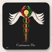 Dessous-de-verre Le Caduceus (couleur complète) (Devant)