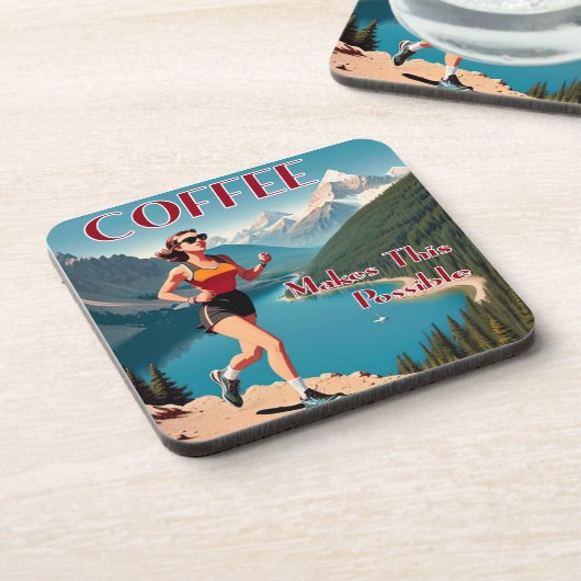 Dessous-de-verre Le Café Permet Cette Exécution Possible (Côté gauche)