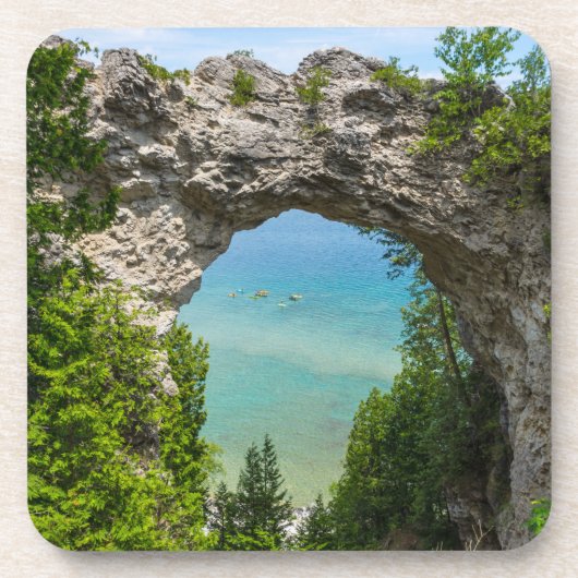 Dessous-de-verre Le Canoë À Arch Rock (Devant)