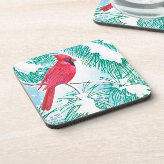 Dessous-de-verre Le Cardinal - (Côté gauche)