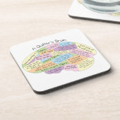 Dessous-de-verre Le cerveau de Quilter (Côté gauche)