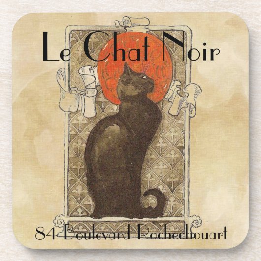 Dessous-de-verre Le Chat Noir (Devant)