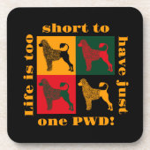 Dessous-de-verre Le chien d'eau portugais intelligent (Devant)