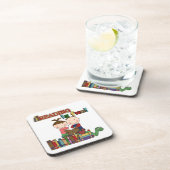 Dessous-de-verre Le chiffre lecture de bâton d'enfants est (Côté Droit)