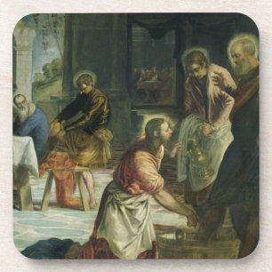 Dessous-de-verre Le Christ lavant les pieds des disciples, c.1547