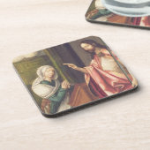 Dessous-de-verre Le Christ le rédempteur bénissant une femme (Côté gauche)