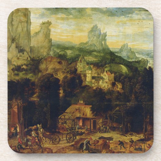 Dessous-de-verre Le Coppermine (huile sur le panneau) (Devant)