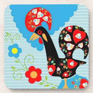 Dessous-de-verre Le coq portugais de Barcelos