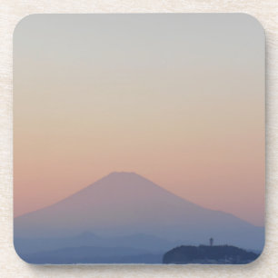 Dessous-de-verre Le coucher de soleil du Mont Fuji