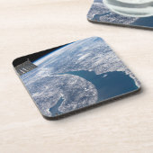 Dessous-de-verre Le Cratère Manicouagan Et Le Saint-Laurent (Côté gauche)