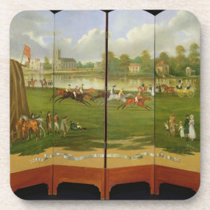 Dessous-de-verre Le début de la course pour la tasse d'or de