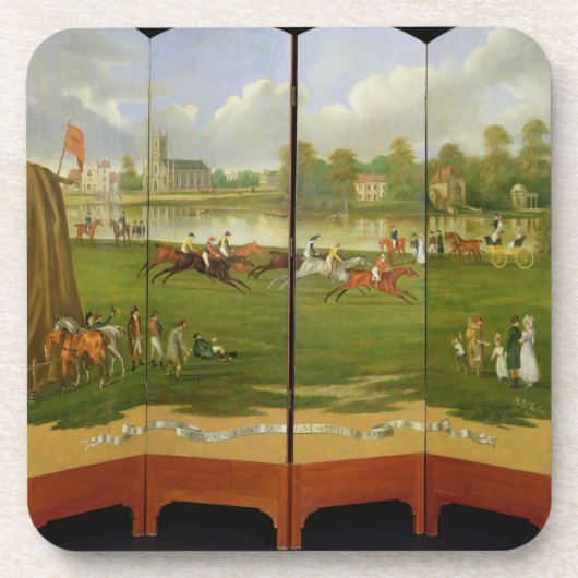 Dessous-de-verre Le début de la course pour la tasse d'or de (Devant)