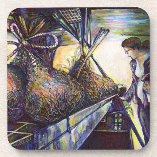 Dessous-de-verre Le destin hurlant de la vie (Devant)