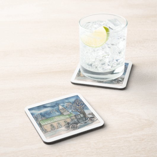 Dessous-de-verre Le dimanche (Côté Droit)