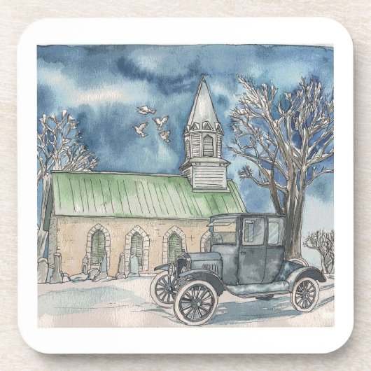 Dessous-de-verre Le dimanche (Devant)