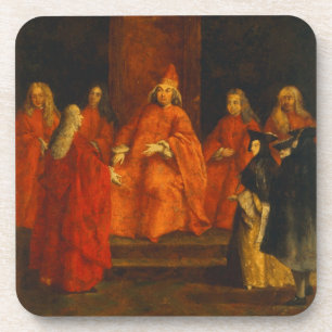 Dessous-de-verre Le doge Grimani sur son trône