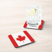 Dessous-de-verre Le drapeau de la Feuille d'érable du Canada (Côté Droit)