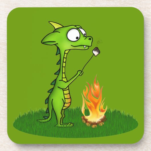 Dessous-de-verre Le feu de dragon (Devant)