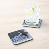 Dessous-de-verre Le feu, illustration pour des "fêtes Galantes" par (Côté Droit)