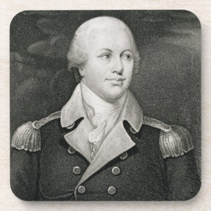 Dessous-de-verre Le Général principal Nathaniel Greene (1742-86),