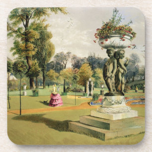 Dessous-de-verre Le jardin de terrasse, abbaye de Woburn