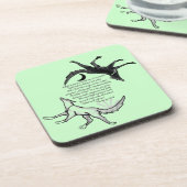 Dessous-de-verre Le loup qui nourrit (Côté gauche)