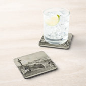 Dessous-de-verre Le Louvre, gravé par Auguste Bry (gravure) (Côté Droit)