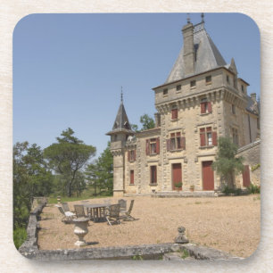 Dessous-de-verre Le magnifique château de Pressac et le jardin