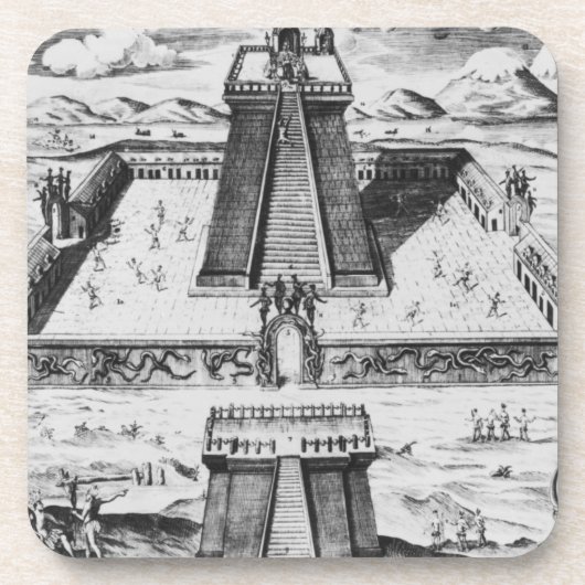Dessous-de-verre Le maire de Templo chez Tenochtitlan (Devant)