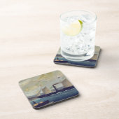 Dessous-de-verre Le "Mallorcan", bateau sur lequel George Sand et (Côté Droit)