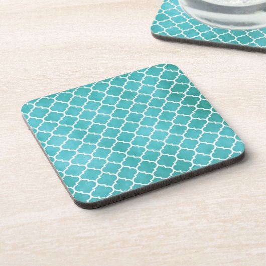 DESSOUS-DE-VERRE LE MAROC TEAL (Côté gauche)