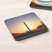 Dessous-de-verre Le Monument de Washington au coucher du soleil (Côté gauche)
