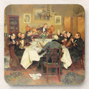 Dessous-de-verre Le pain grillé "amoureux et épouses" du Bagman