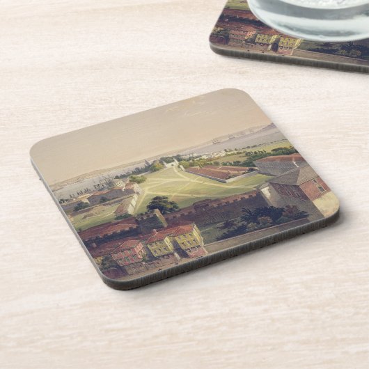 Dessous-de-verre Le panorama de Constantinople, plaquent 22 du 'Sof (Côté gauche)