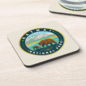 Dessous-de-verre Le Parc national de Katmai (Côté gauche)