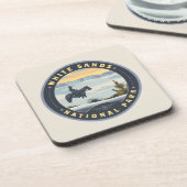 Dessous-de-verre Le parc national de White Sands (Côté gauche)