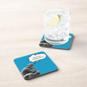 Dessous-de-verre Le penseur de Rodin - ajoutez votre pensée faite (Côté Droit)