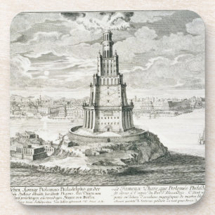 Dessous-de-verre Le Pharos de l'Alexandrie, plaquent 9 de 'Entwurf