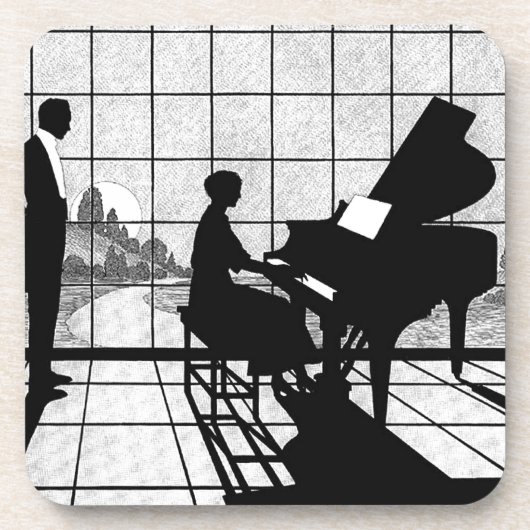 Dessous-de-verre Le Pianiste (Devant)