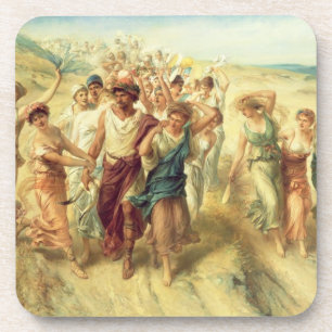 Dessous-de-verre Le poète Anacreon (570-485 AVANT JÉSUS CHRIST)