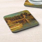 Dessous-de-verre Le Pont à Argenteuil par Claude Monet (Côté gauche)