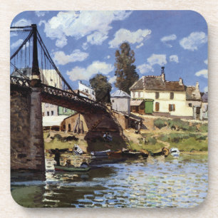 Dessous-de-verre Le pont de Villeneuve-la-Garenne