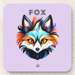 Dessous-de-verre Le Portrait de la tête de Bunte Fuchs