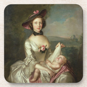 Dessous-de-verre Le portrait de Madame, a indiqué pour être