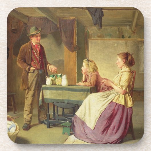 Dessous-de-verre Le potier, 1876 (huile sur la toile) (Devant)