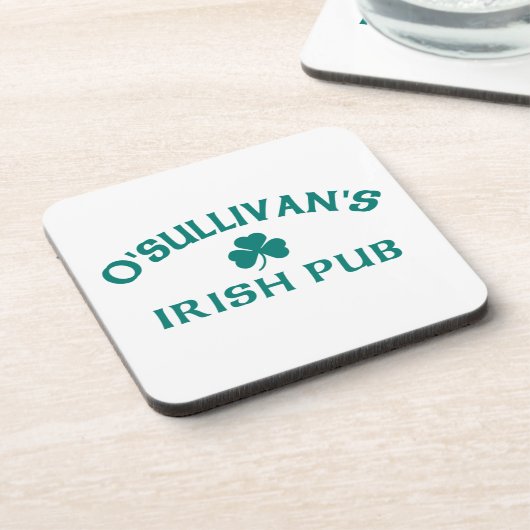 Dessous-de-verre Le pub irlandais d'O'Sullivan (Côté gauche)