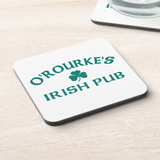 Dessous-de-verre Le pub irlandais O'Rourke (Côté gauche)