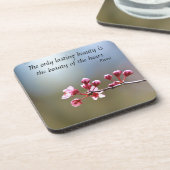 Dessous-de-verre Le ressort fleurit beauté (Côté gauche)